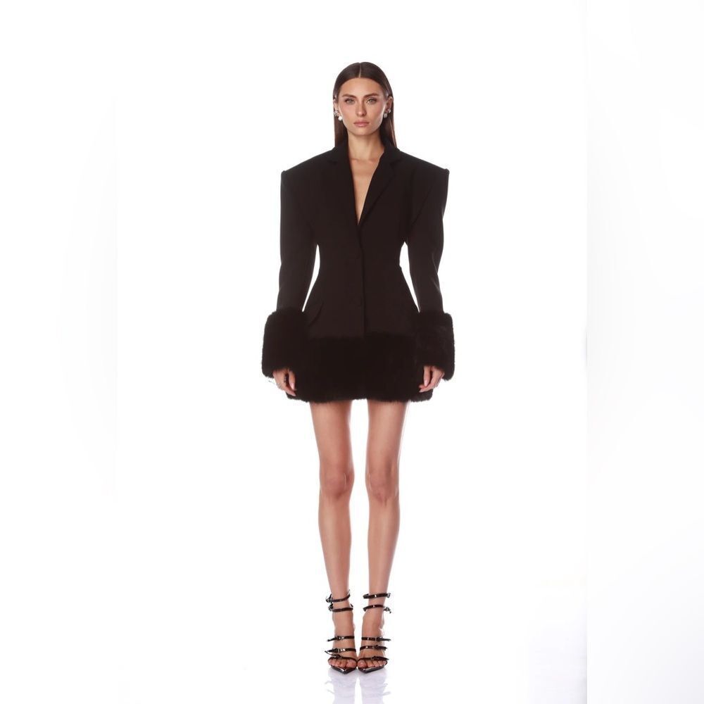 NWOT BRONX AND BANCO Emerson Black Blazer Dress - Picture 16 of 16